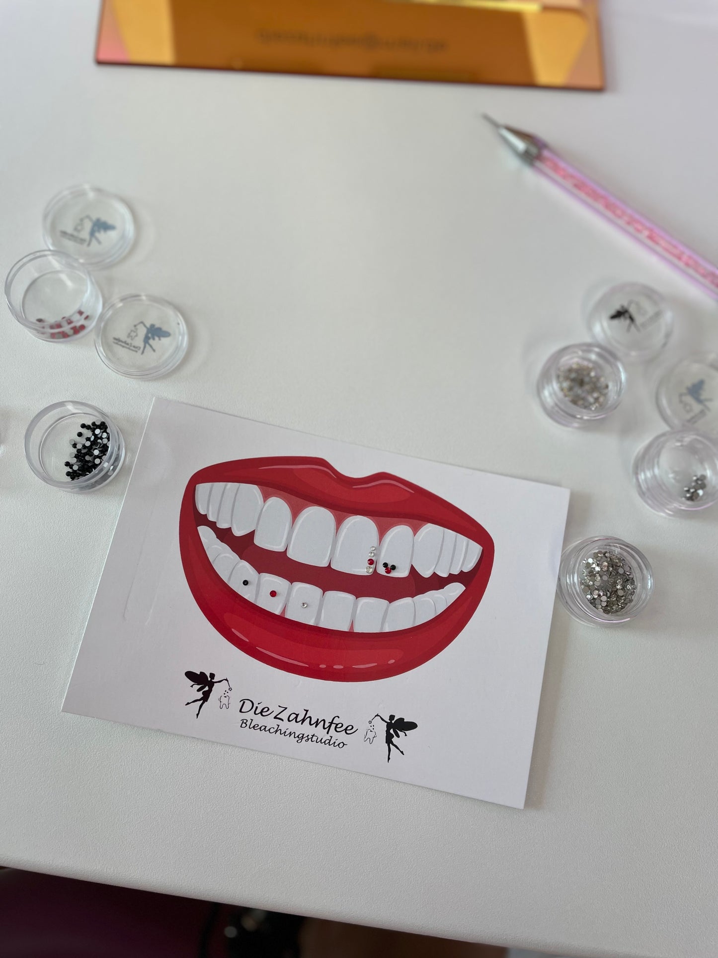 Designerkarte inklusive Gems Swarovski