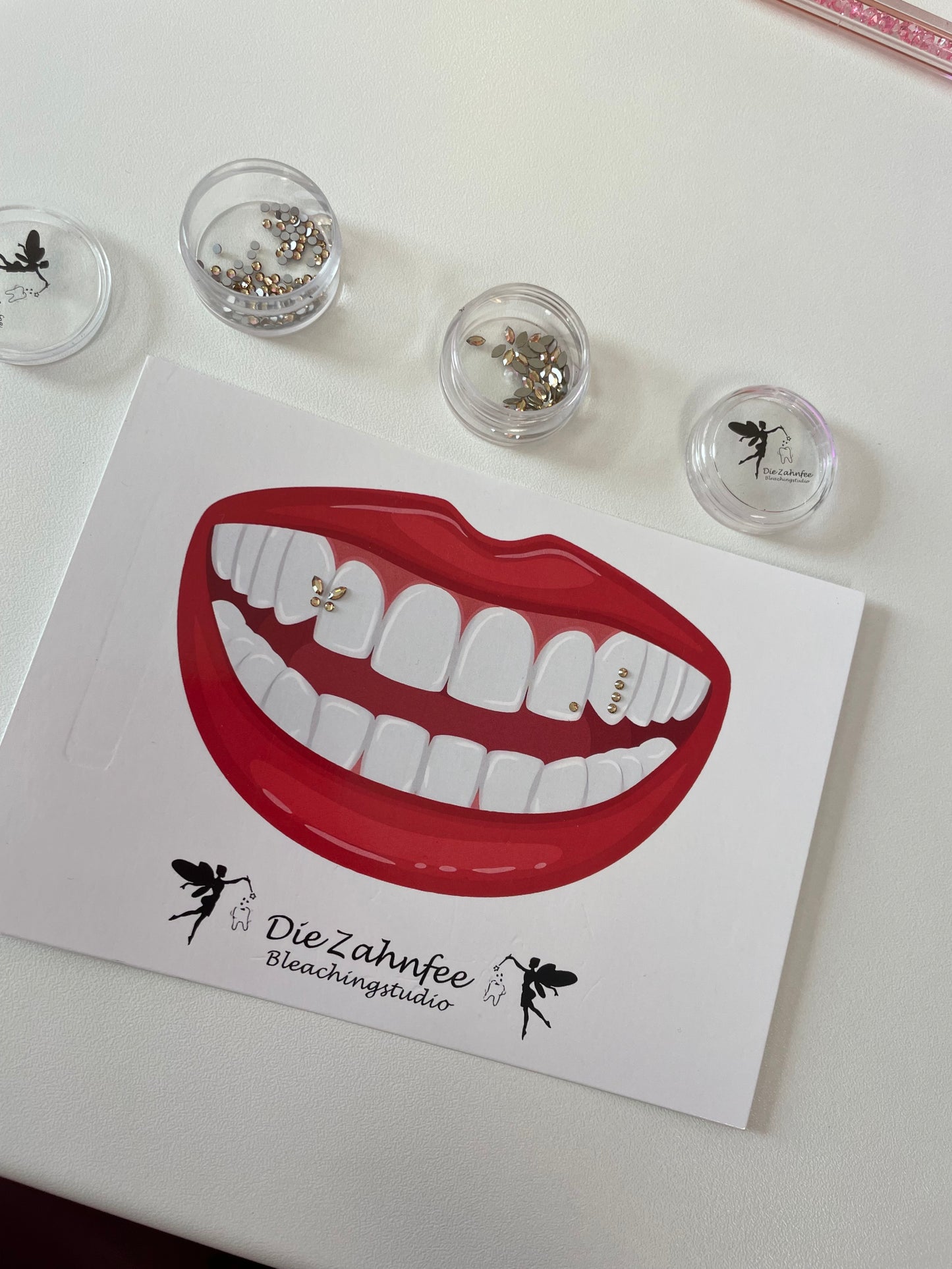 Designerkarte inklusive Gems Swarovski