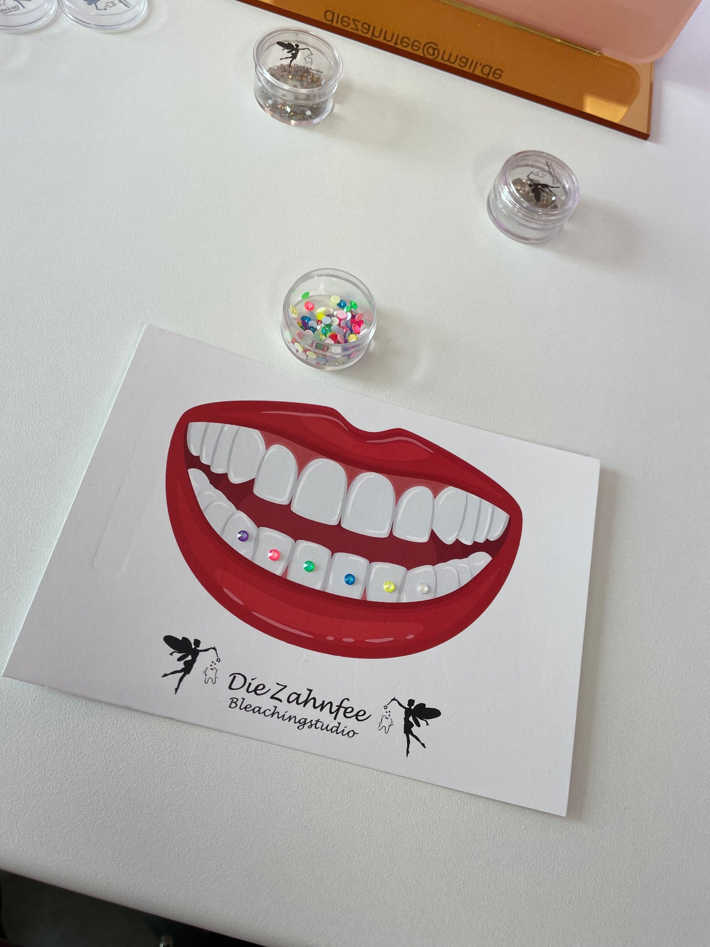 Designerkarte inklusive Gems Swarovski