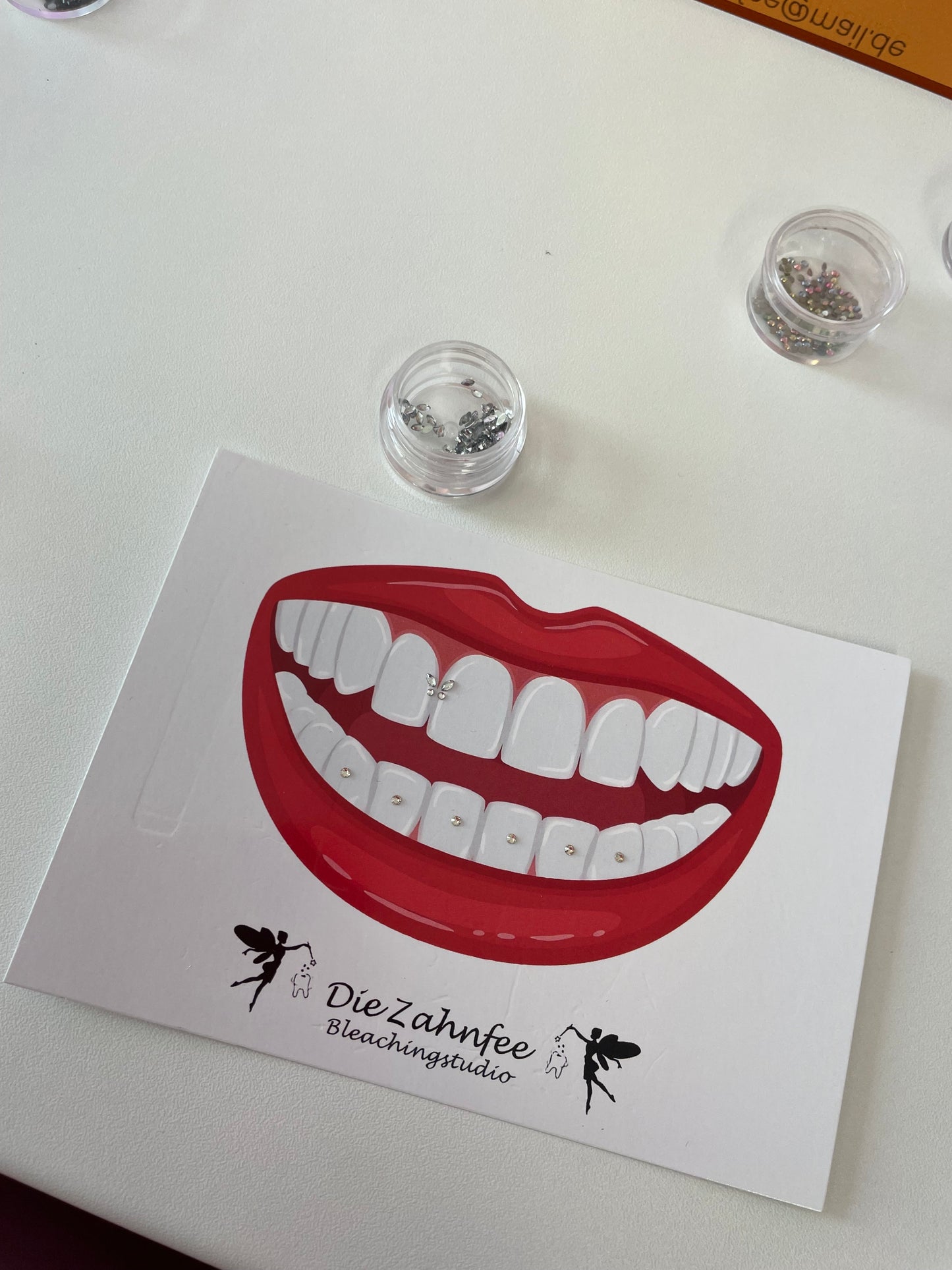 Designerkarte inklusive Gems Swarovski