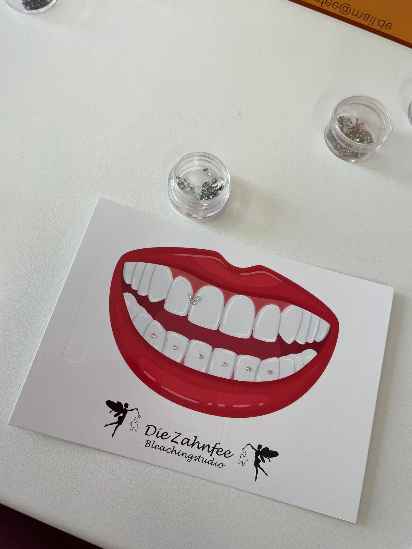Designerkarte inklusive Gems Swarovski