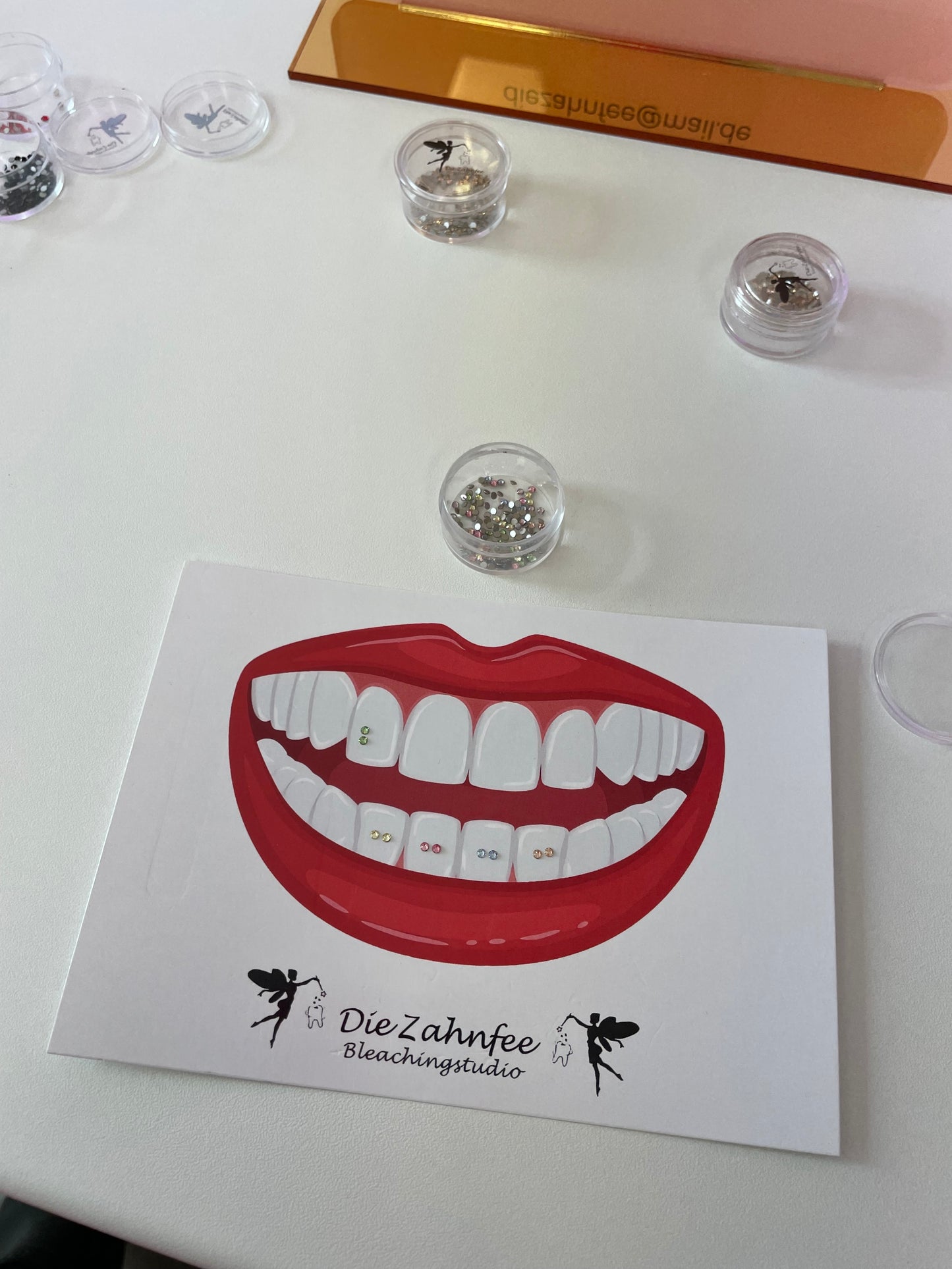 Designerkarte inklusive Gems Swarovski