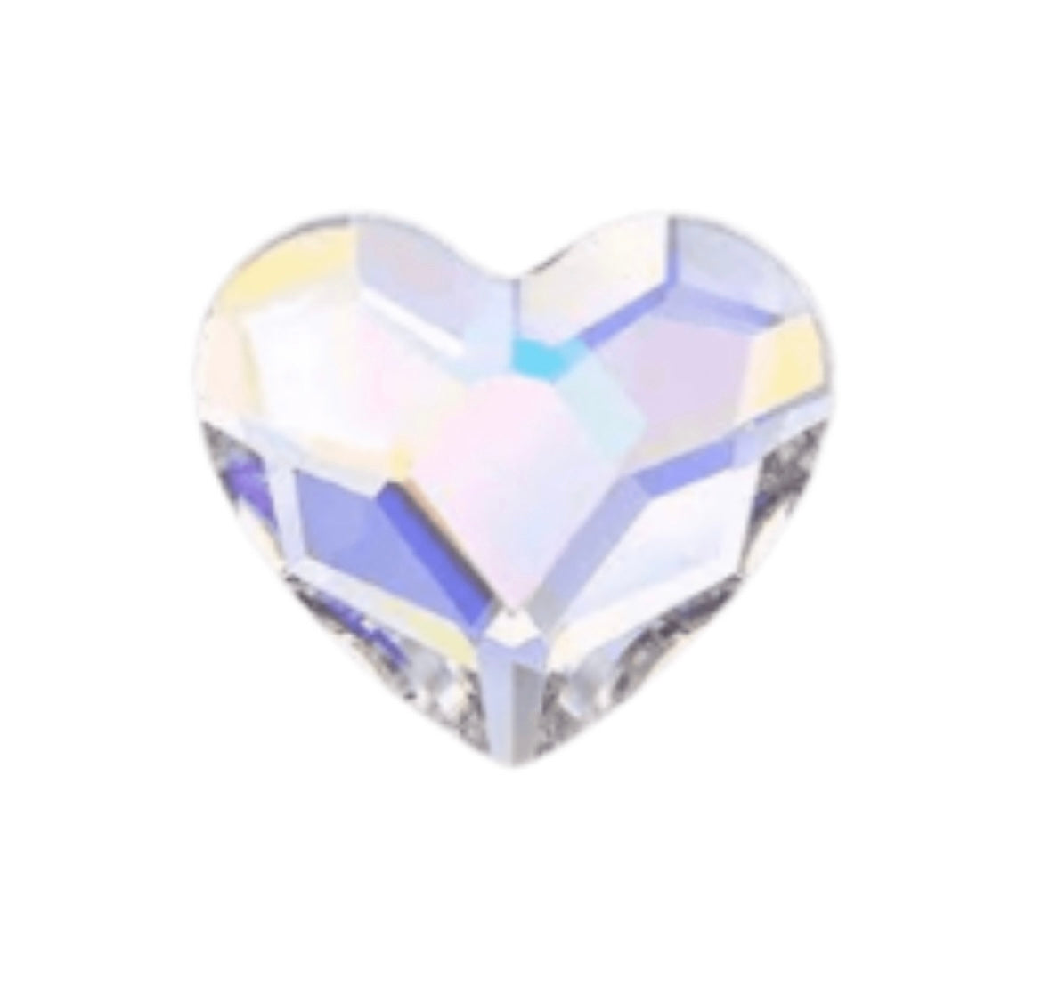 5x Herz in Crystal Ab