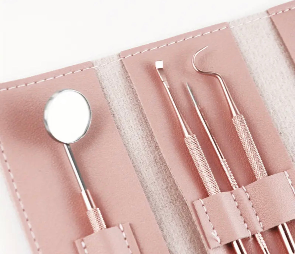 Zahnpflege set rosa