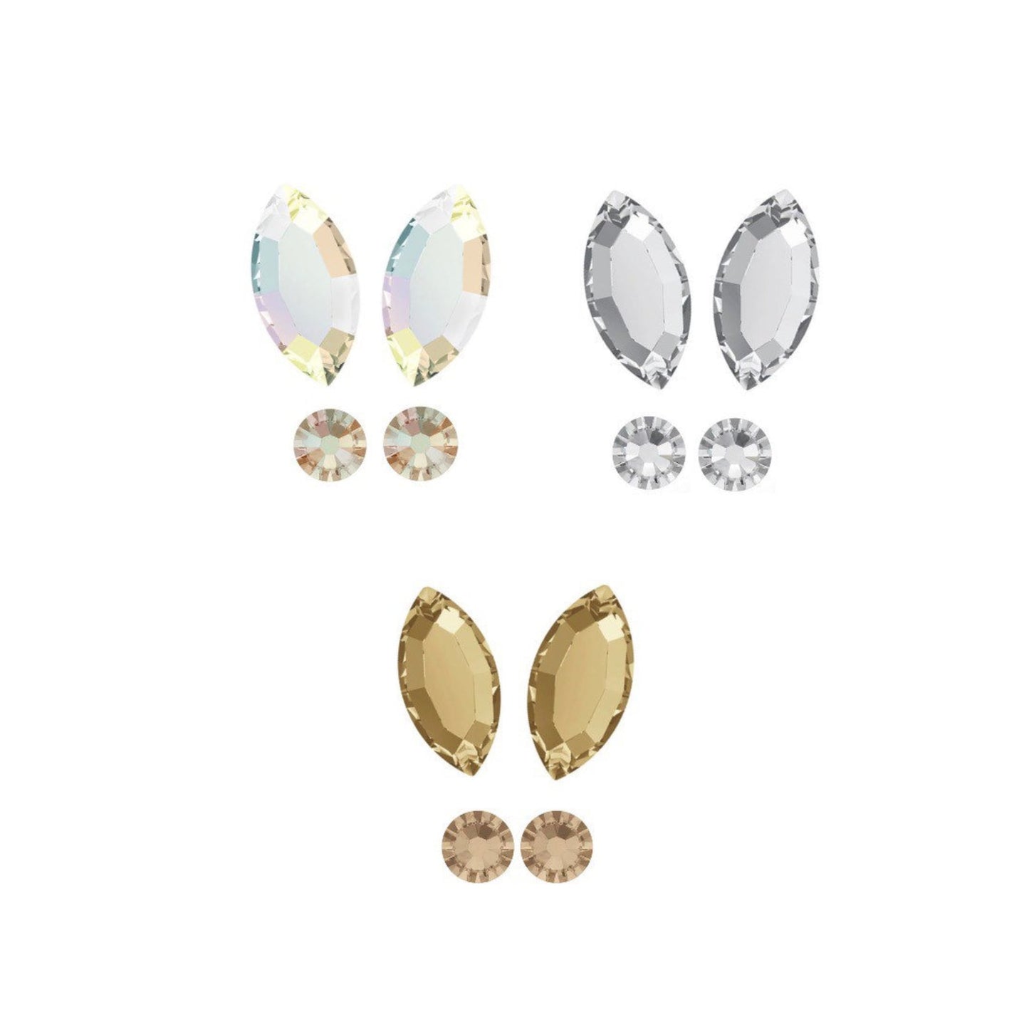 3x Schmetterling Set
