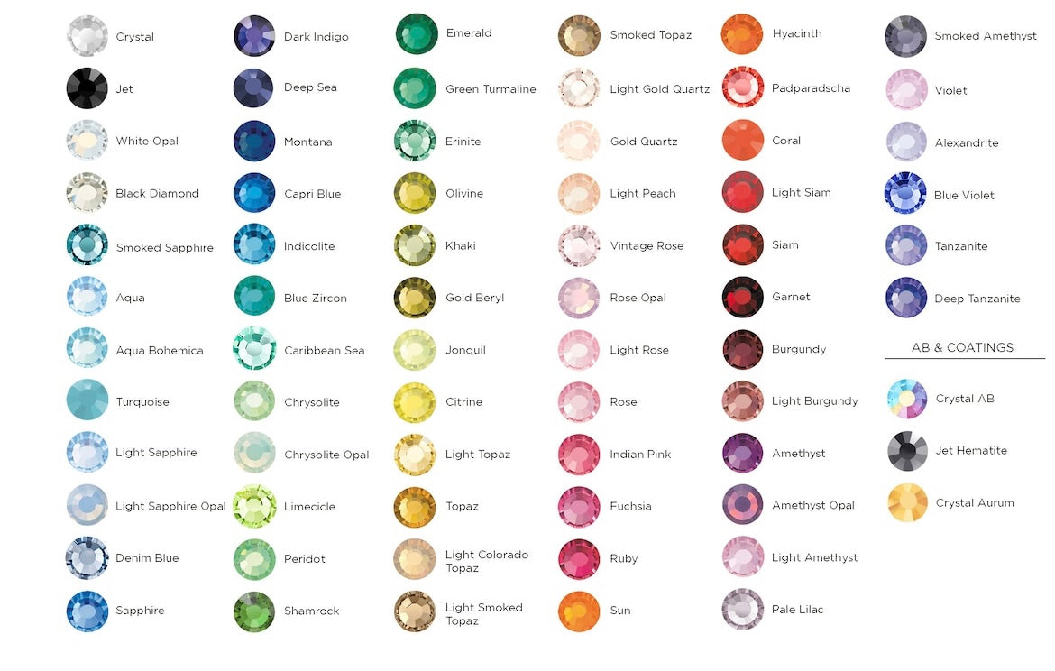 150x Gems Swarovski Original & Preziosa Crystal