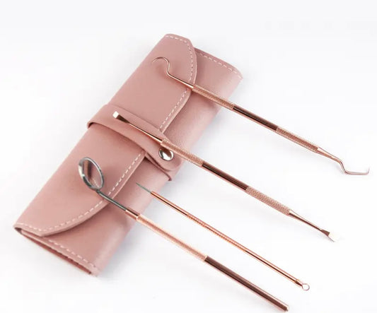 Zahnpflege set rosa